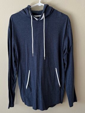 Company Eighty One Men's Lightweight Navy Hooded Pullover Sweatshirt